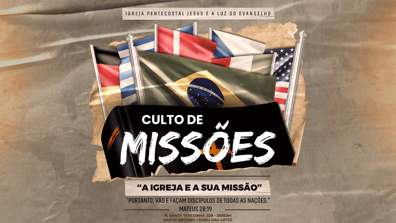 🔴 Culto de Missões | Palavra Missionária e Avivamento Espiritual