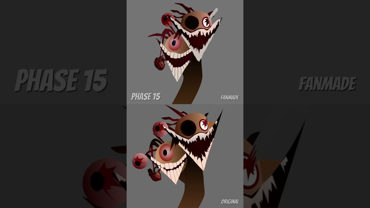 NEW! Sprunki Phase 15 vs Phase 15 Fanmade - ALL Characters! #incredibox #sprunki #phase15 #스프런키