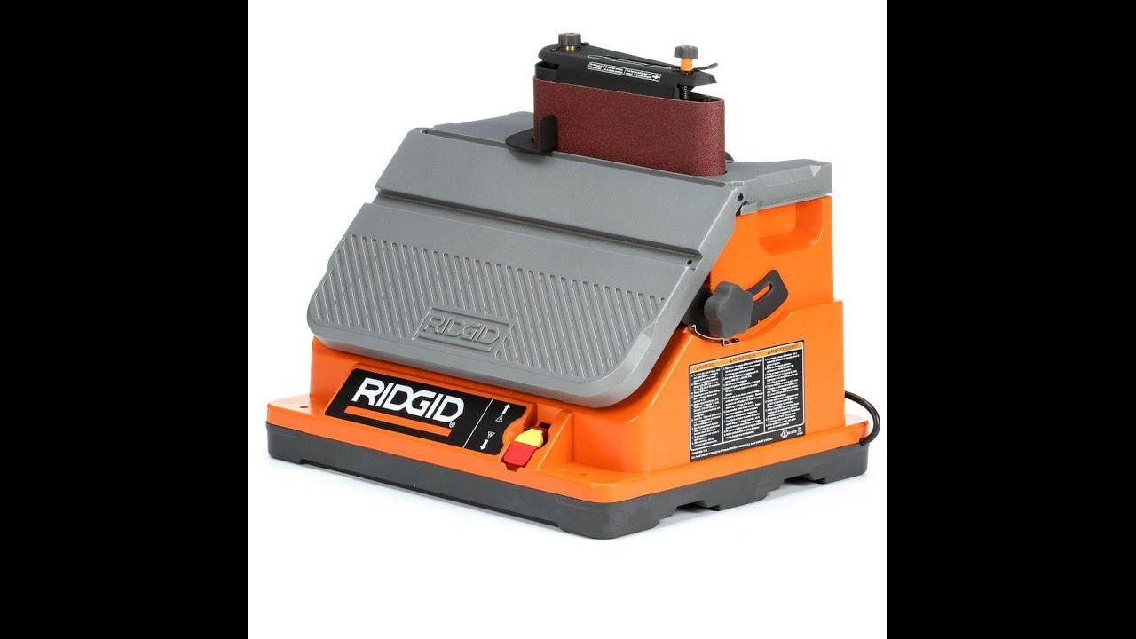 RIGID Oscillating Edge/Belt Spindle Sander - Unboxing, Setup & Dust Collection Test