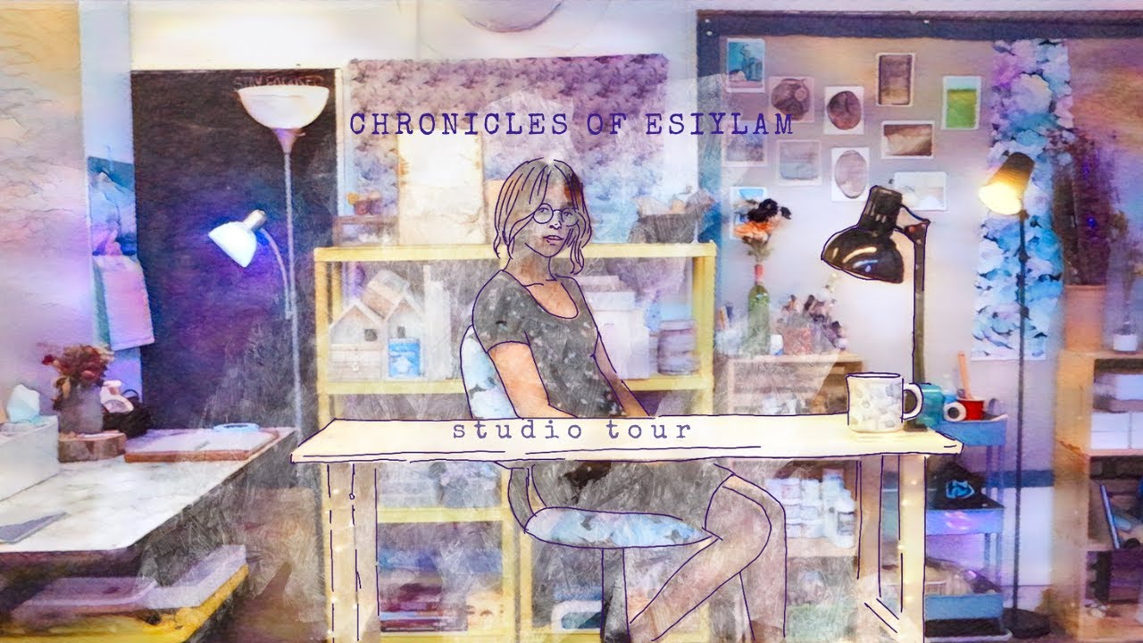An Illustrated Art Studio Tour  | Welcome to Esiylam