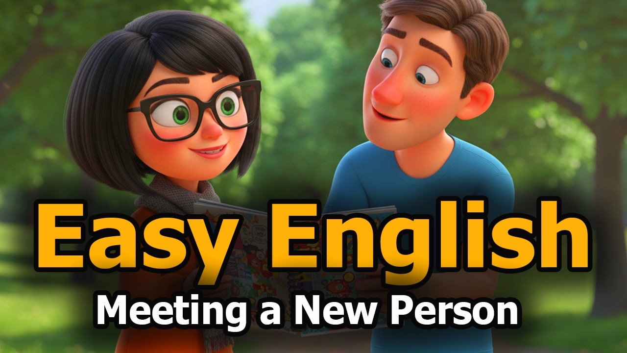Learn English Conversation: Meeting a New Person | Easy English Listening Practice for Beginners 🎧🔥