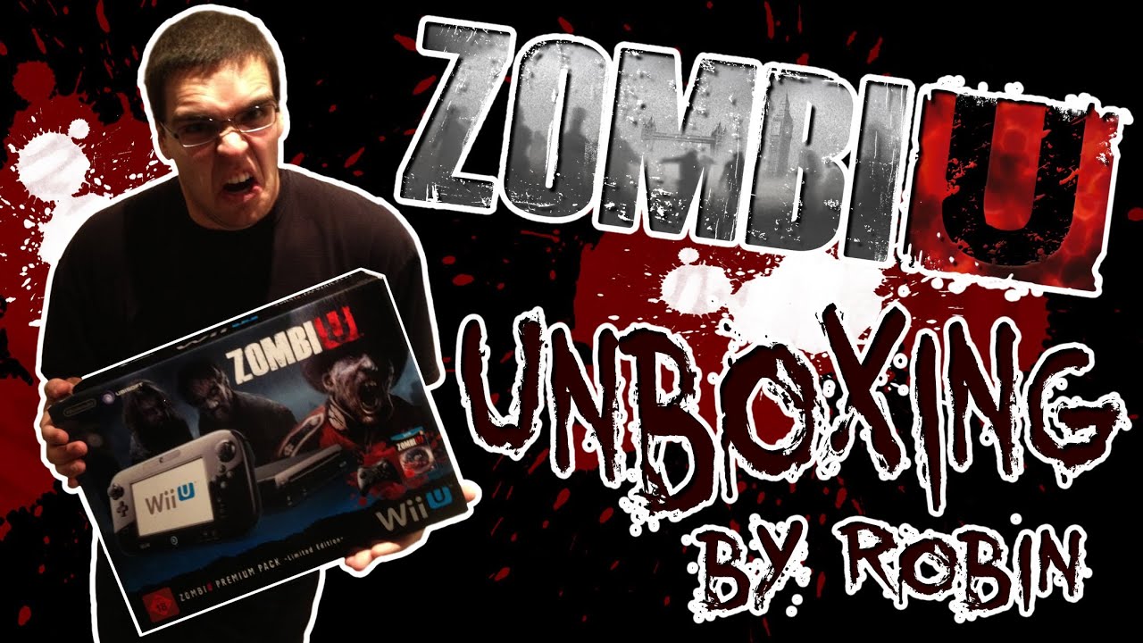 Robins WiiU ZombiU Premium Pack Unboxing Session feat. lookslikeLink!