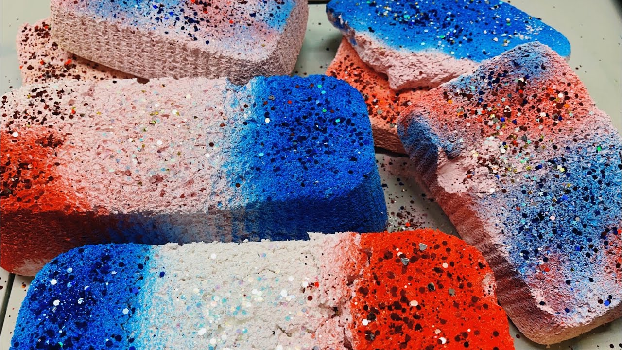 ❤️🤍💙 Red, White & Blue Peroxide Reforms ~ Happy Memorial  Day ❤️🤍💙 | Gym Chalk ASMR |