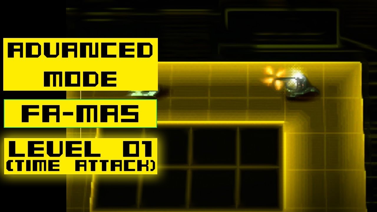 ADVANCED MODE: FA-MAS LEVEL 01 (Time Attack) - Metal Gear Solid: VR Missions (PS3)