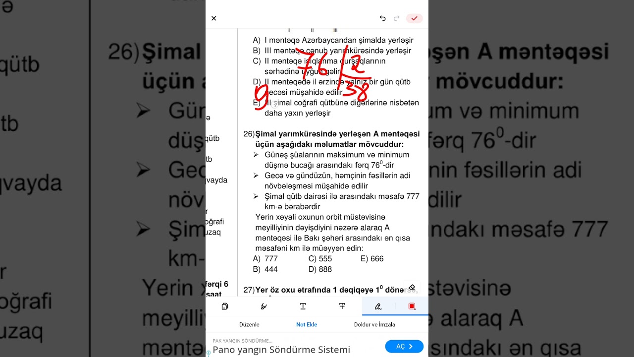 Yerin meyllilik bucağının dəyişməsi