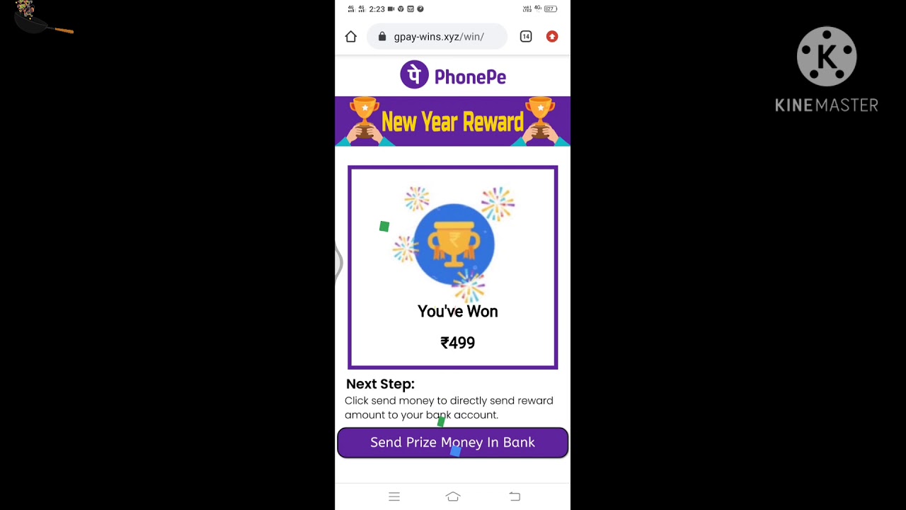 Fake Scratch Card (G-pay /Phone p pe) Notification handling