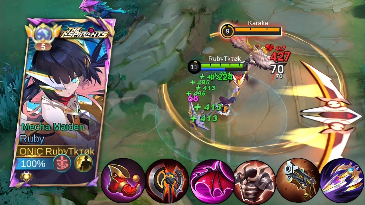 Build Ruby Buat Alice Kena Mental, Build Merah, Full Cooldown, Full Spellvamp