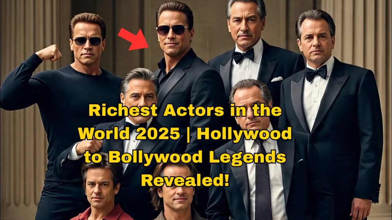 Richest Actors in the World 2025 | Hollywood to Bollywood Legends Revealed!