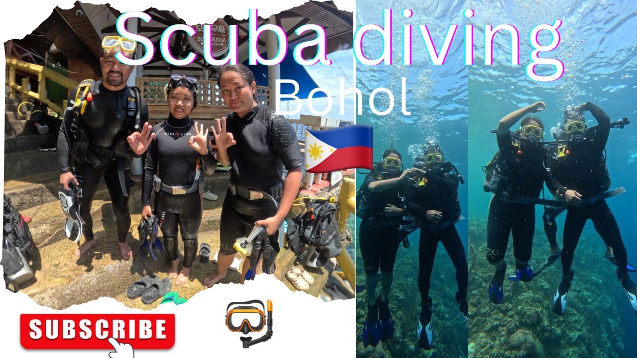 ||SCUBA D￼IVING|| at Napaling Reef.🪸# Panglao #bohol #philippines #travel 
