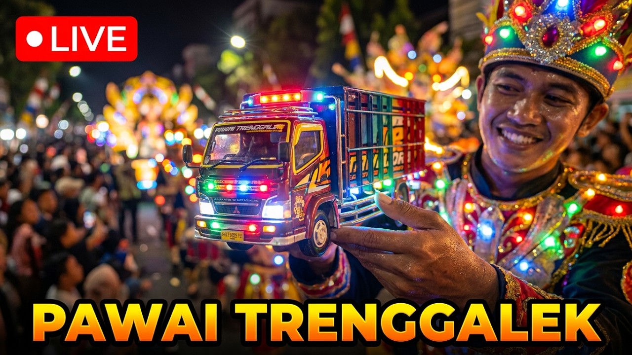 🔴 Live || Pawai Miniatur Desa Ngulankulon, Pogalan, Trenggalek