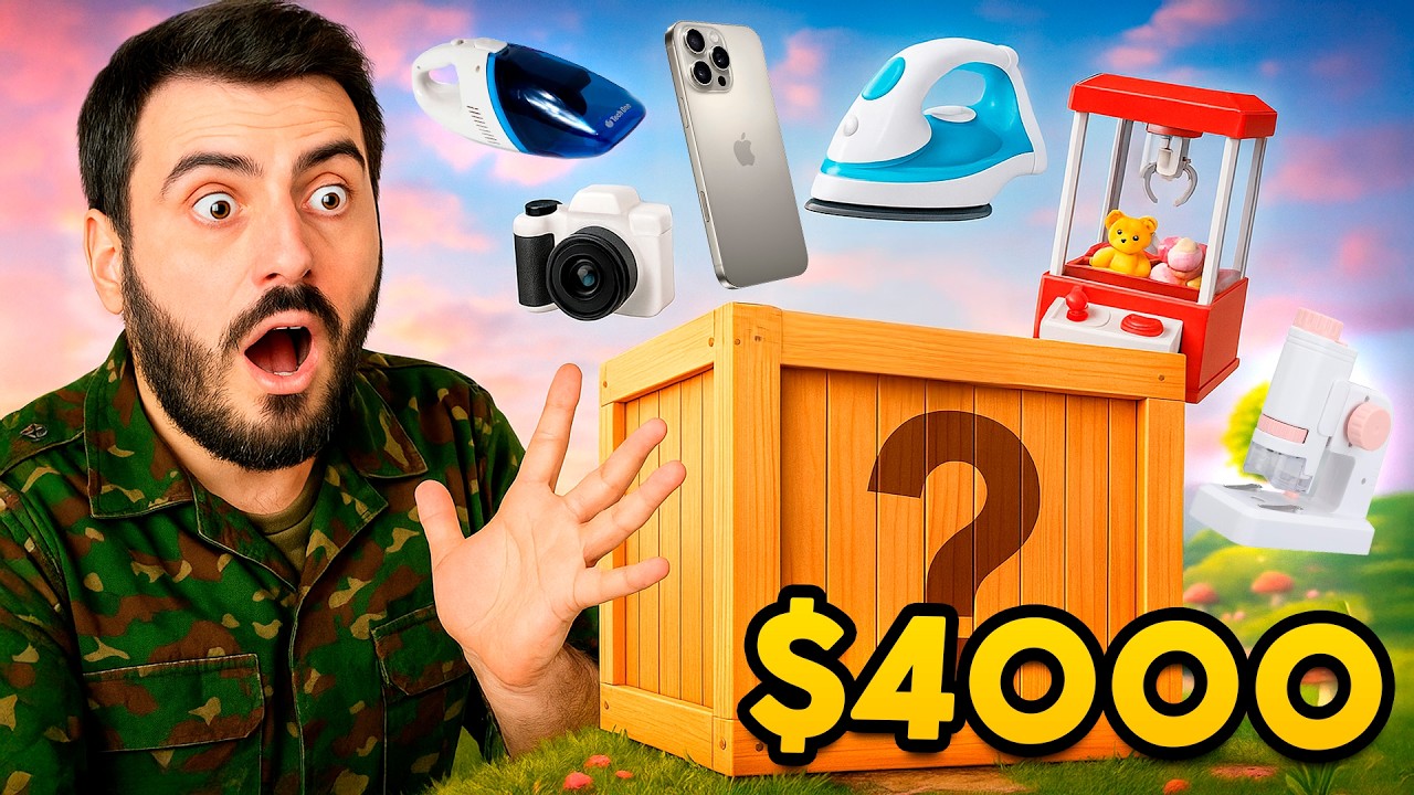 Comprei a CAIXA SECRETA com o Menor iPhone do Mundo! R$ 4000