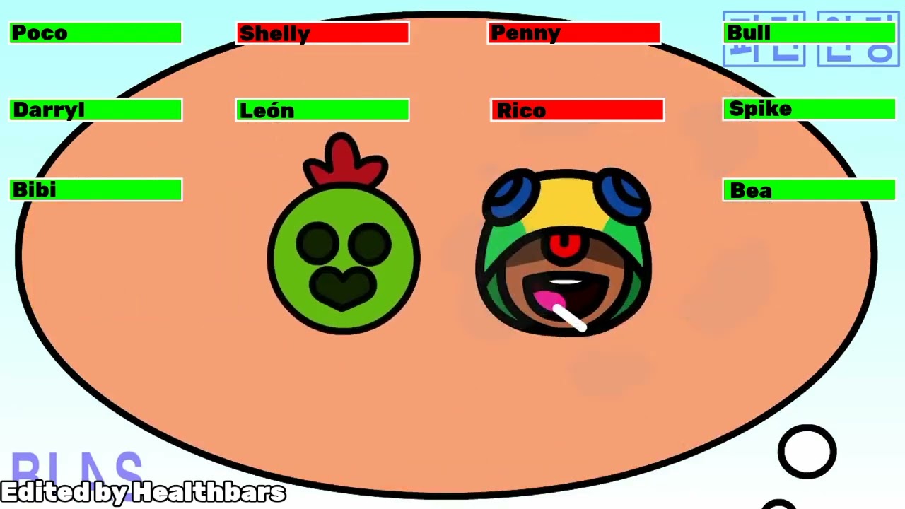 Showdown of Chaos 3 with healthbars