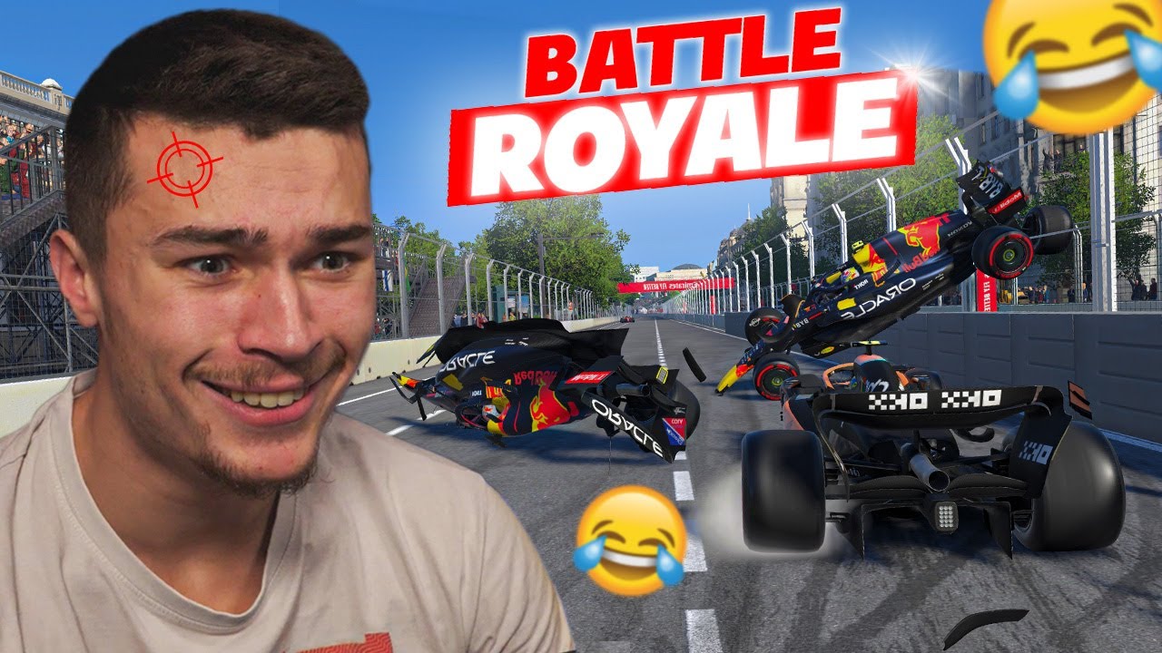BATTLE ROYALE EN AZERBAIDJAN (Baku) - F1 22 #12 😂🤣