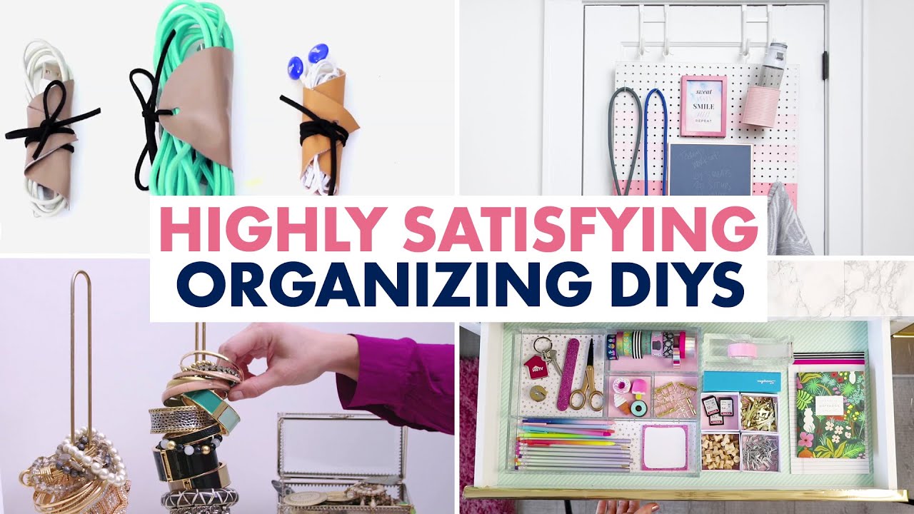 13 Oddly Satisfying Organization Hacks + DIYS - Dollar Store Storage Hacks - HGTV Handmade
