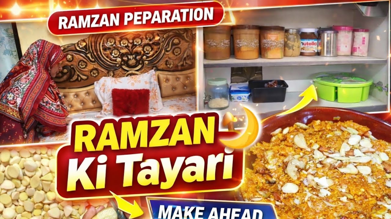 Ramzan Ki Tayari 🌙 | Gajar Ka Halwa Recipe | Kitchen & Home Prep