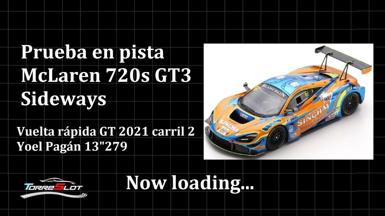 Prueba en pista #McLaren #720s #GT3 #Sideways #SlotCar