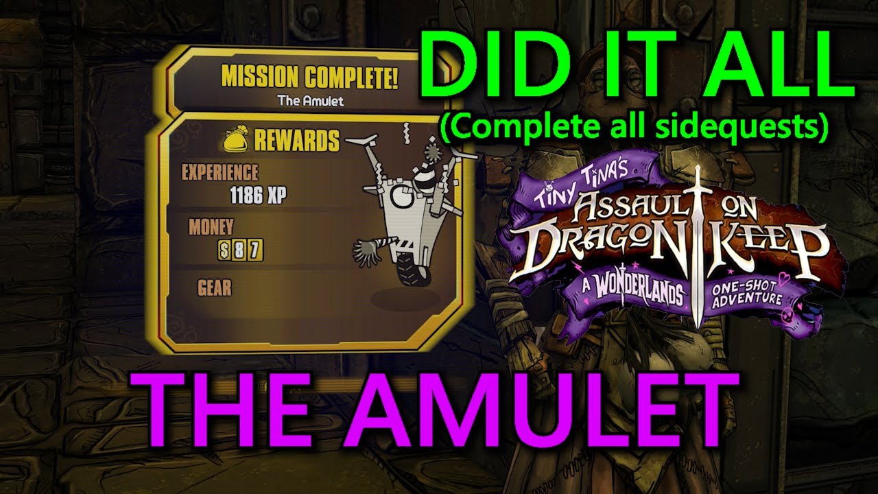 Tiny Tina's Assault On Dragon Keep: The Amulet Side Quest Guide