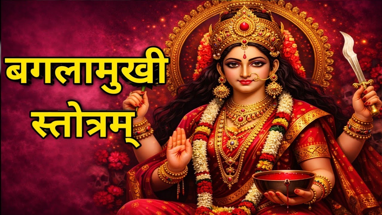 बगलामुखी स्तोत्रम् | Baglamukhi Stotram | Mahakavach And Durlabh Kavach | Stambhan Shakti Mantra 