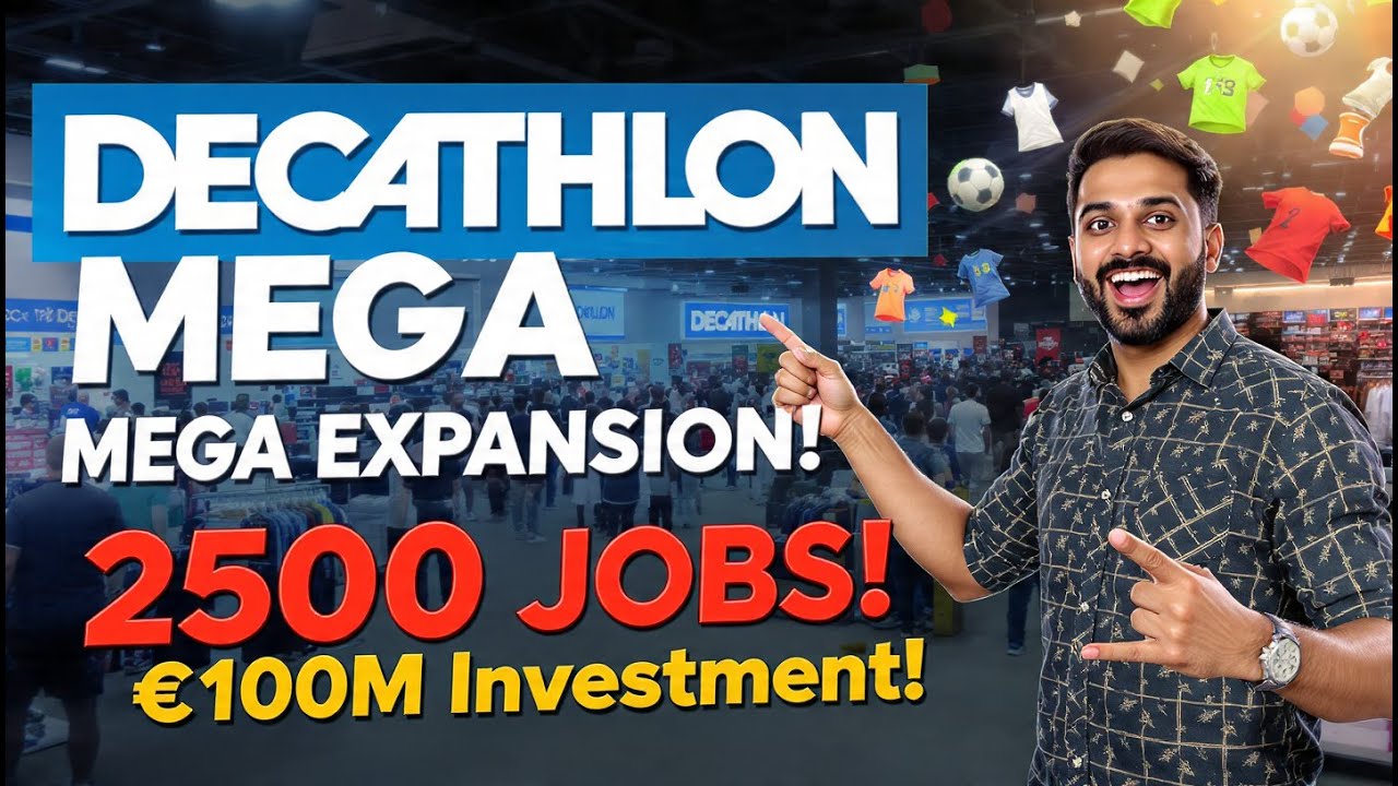 Decathlon Business India Hiring 2500 People! Biggest Job Opportunity €100M Investment 