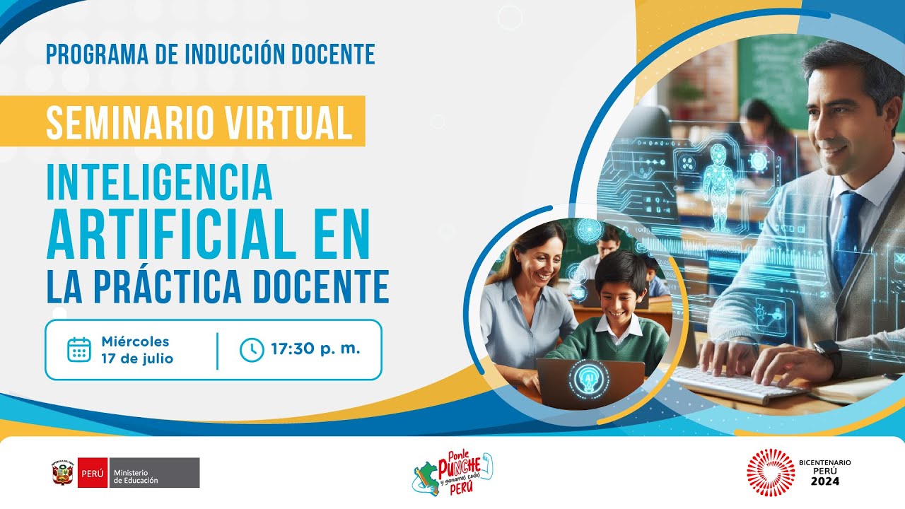 🟡🎬 Inteligencia artificial en la práctica docente - Programa de Inducción PID