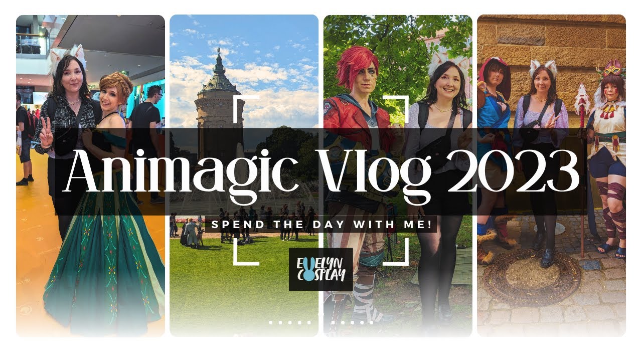 Animagic 2023 Vlog, Rundgang und Eindrücke von Evelyn Cosplay - 4K - #animagic #vlogvideo