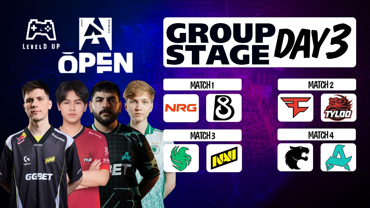 /MN/ BLAST Open Rotterdam 2026  | Day 3 - NRG vs B8, FaZe vs TYLOO, Falcons vs NAVI, FURIA vs Aurora