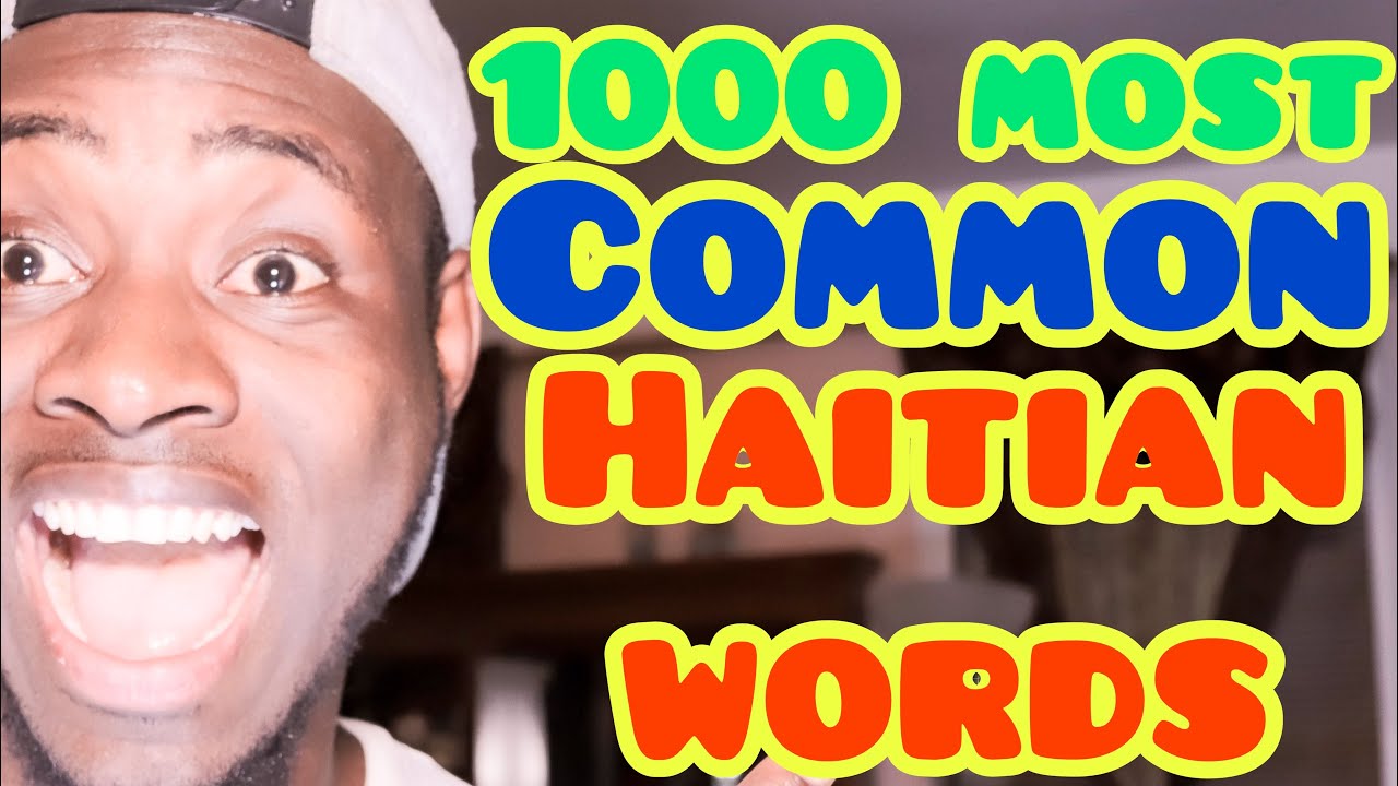 Learn Haitian Creole While You sleep (1000 most common Haitian Creole words Part 1 of 10)