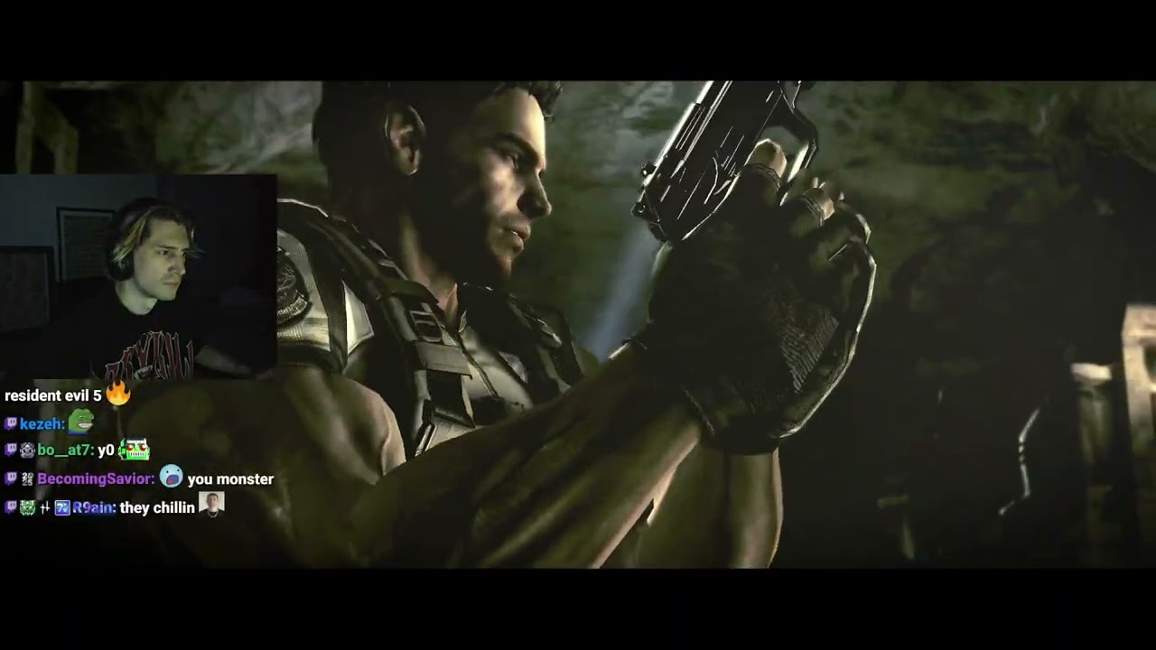 xQc играет в RESIDENT EVIL 5 с Джесси (Часть 3)