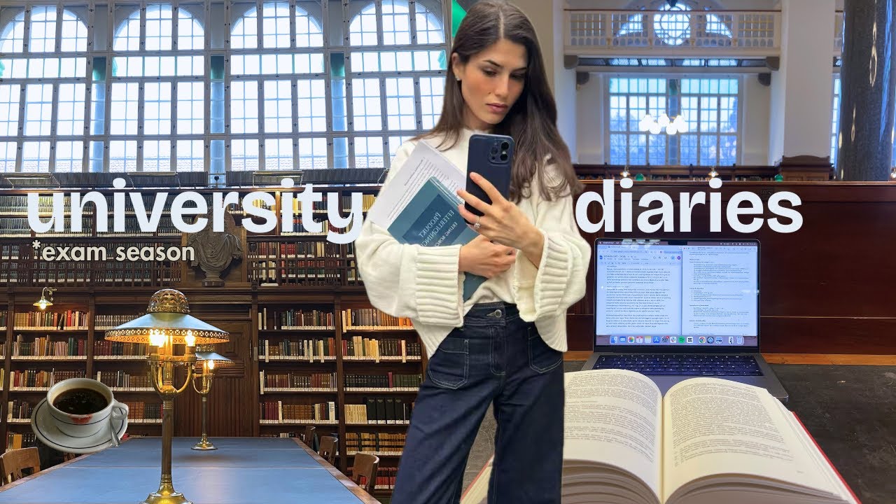 Видеоблог об учебе в университете 📚 подготовка к экзаменам, продуктивная неделя, учеба, лекции и ...