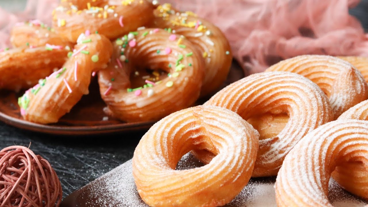 ПОНЧИКИ КОТОРЫЕ ТАЮТ во РТУ🍩 ФРАНЦУЗСКИЕ КРУЛЛЕРЫ🍩 French cruller recipe