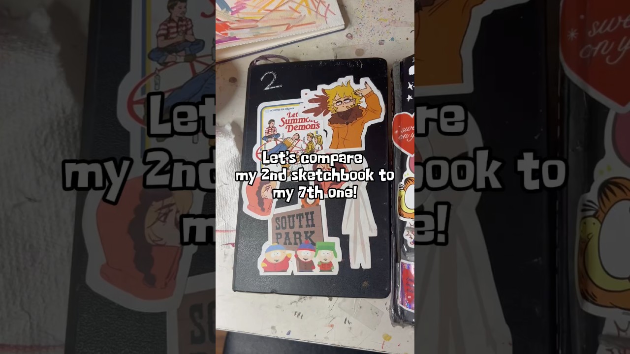 Comparing my Old art! #art #sketchbook