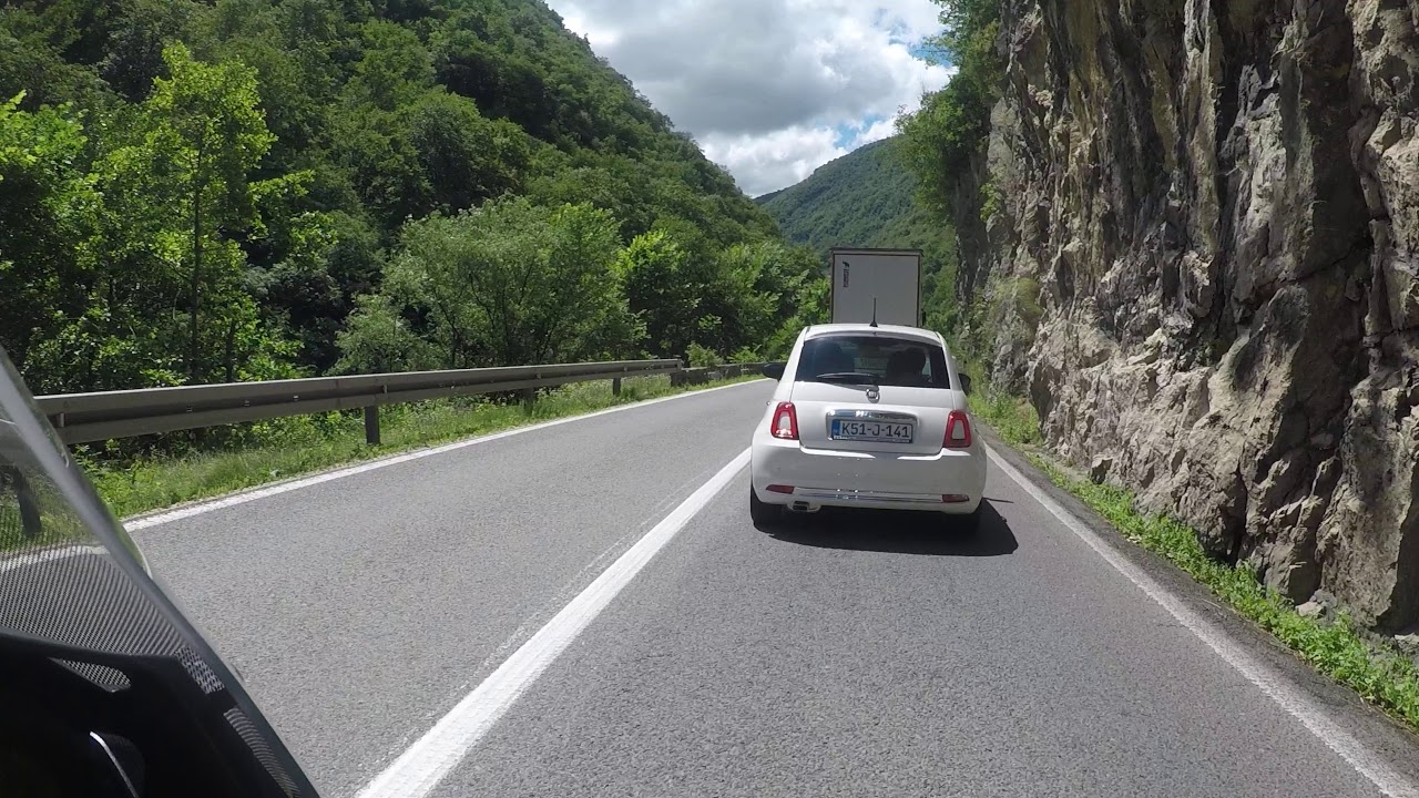 Voznja motorom kroz kanjon Vrbasa.