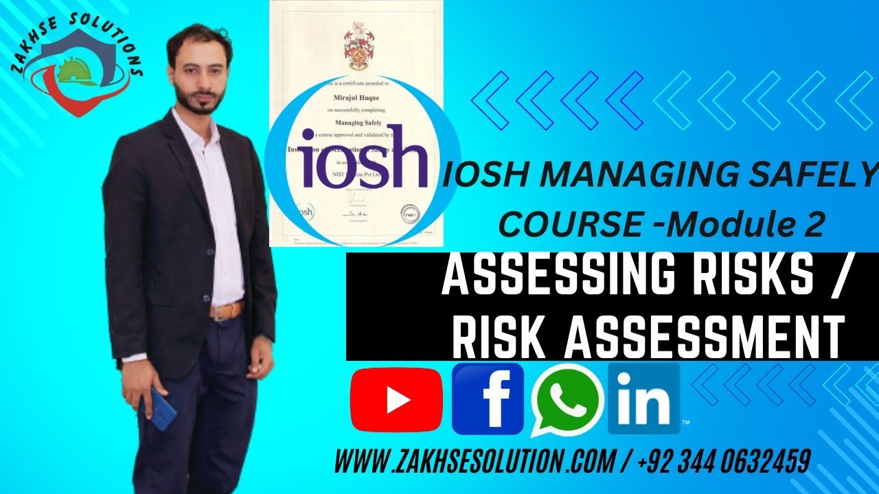 IOSH Managing Safely Module 2 - Risk Assessment by Zeeshan Ali Khan - Hazard, Hazardous Event