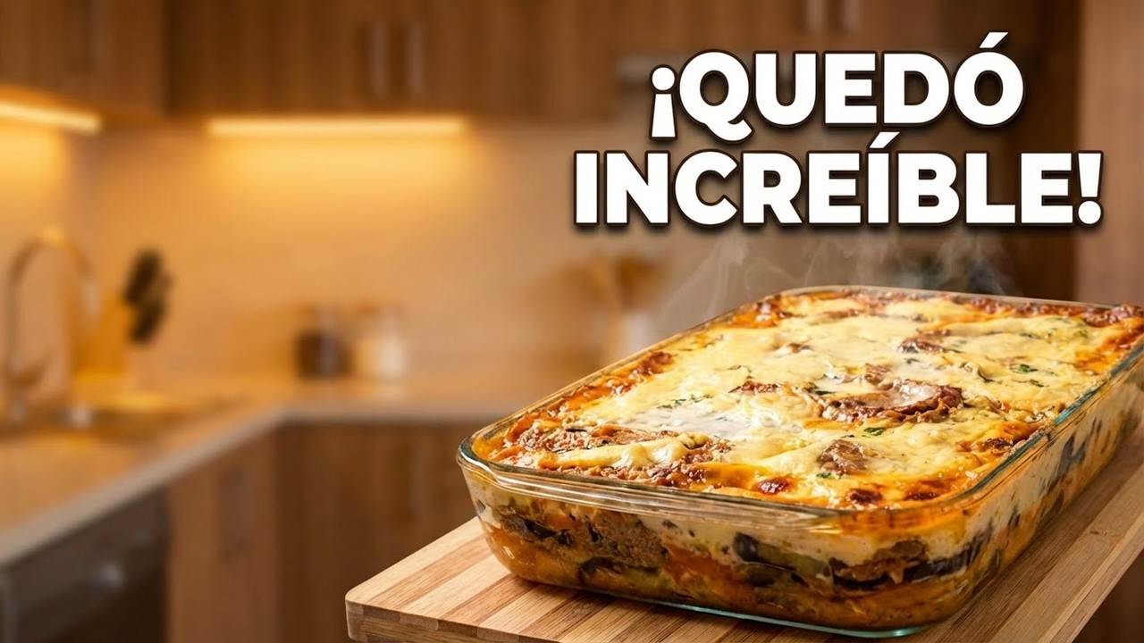 Receta Facil: ¡Mouzaka Griega en Salsa Bechamel!