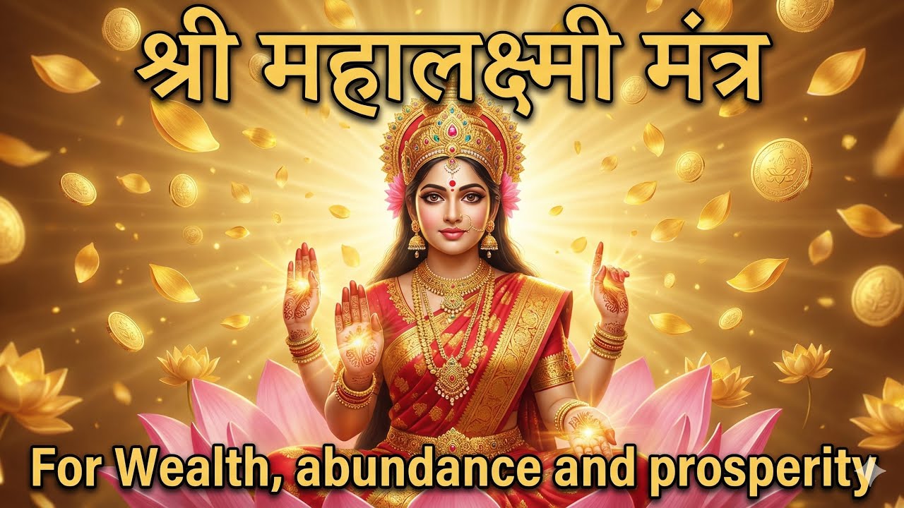 श्री महालक्ष्मी मंत्र | Shri Mahalakshmi Mantra | PremKirtanRas 