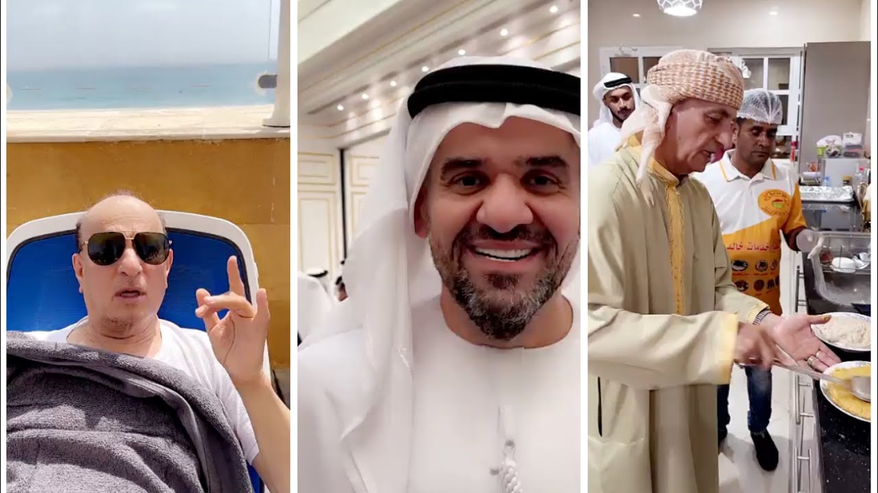 الاستجمام في مسبح الفندق .. و المشاركة في عرس بحضور الفنان حسين الجسمي و تجهيز الولائم  .. خالد حرية