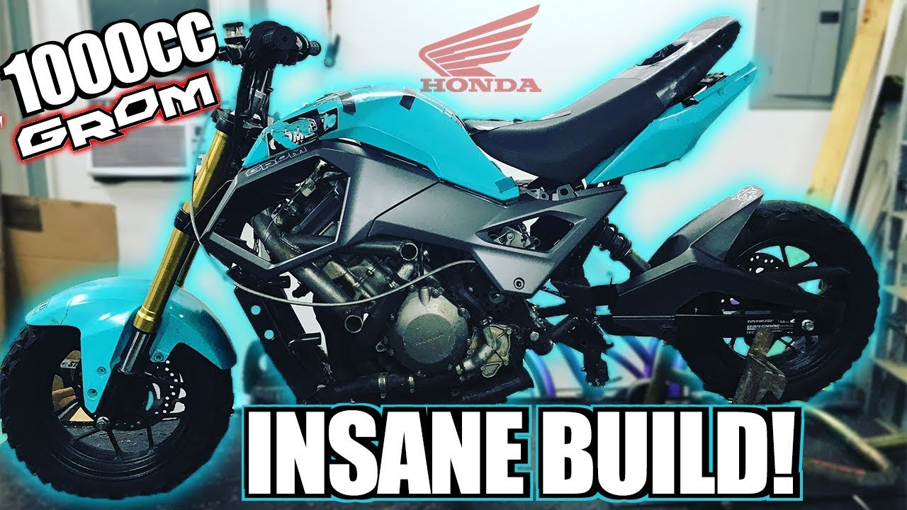 Honda Grom с двигателем CBR1000! — Как это возможно?