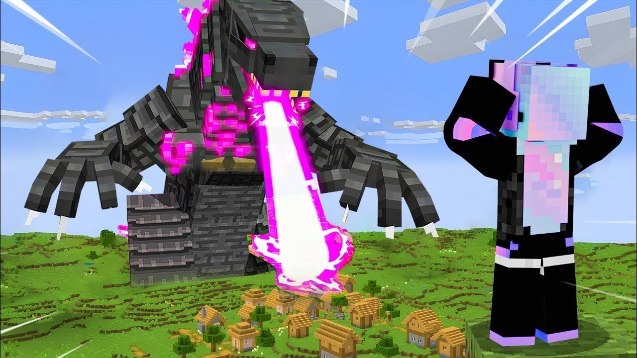 Using Godzilla || to Troll My Sister in Minecraft || #minecraft #gaming #gamechanger #Gamechangero2k