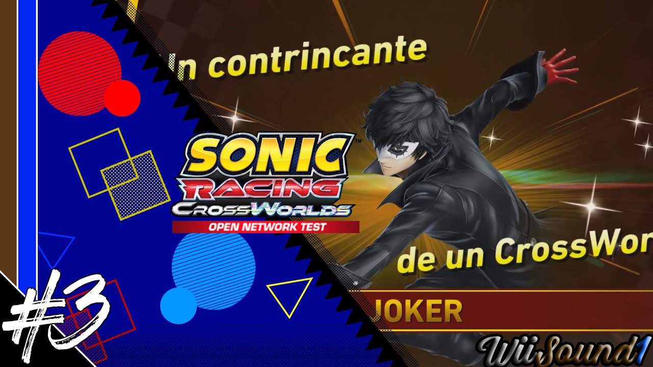 ¡Joker de Persona 5 ESTA AQUI! - Sonic Racing CrossWorlds ONT | Festival Joker