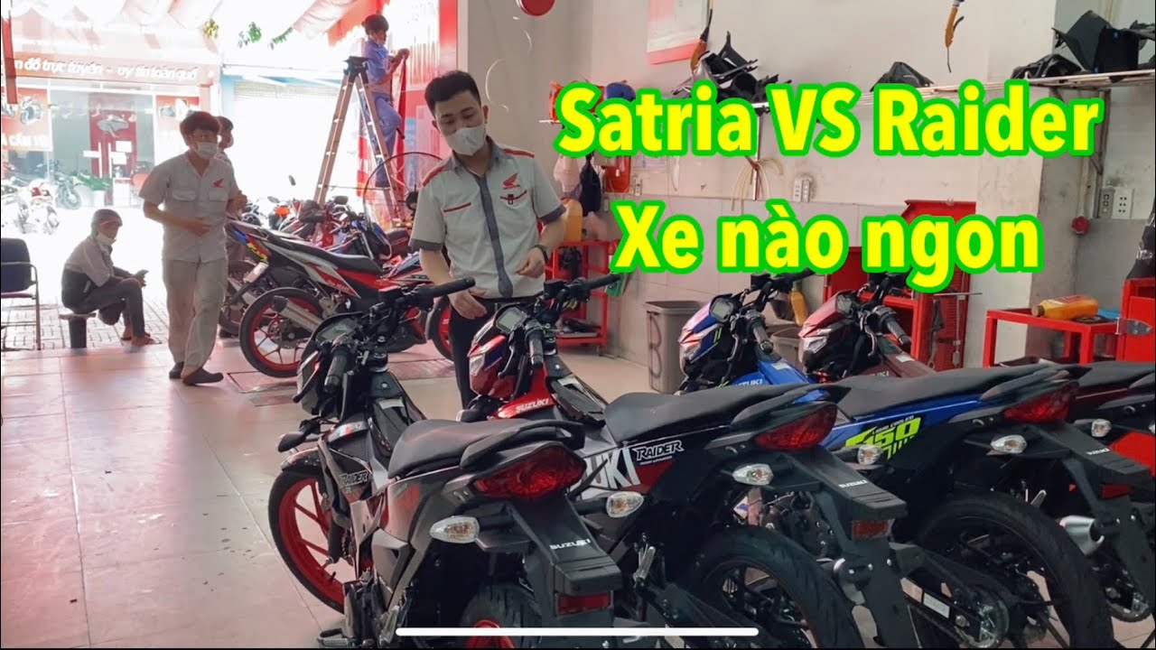 So sánh raider 2021 với satria 2021 / Xe nào chạy ngon hơn - Nam hihi