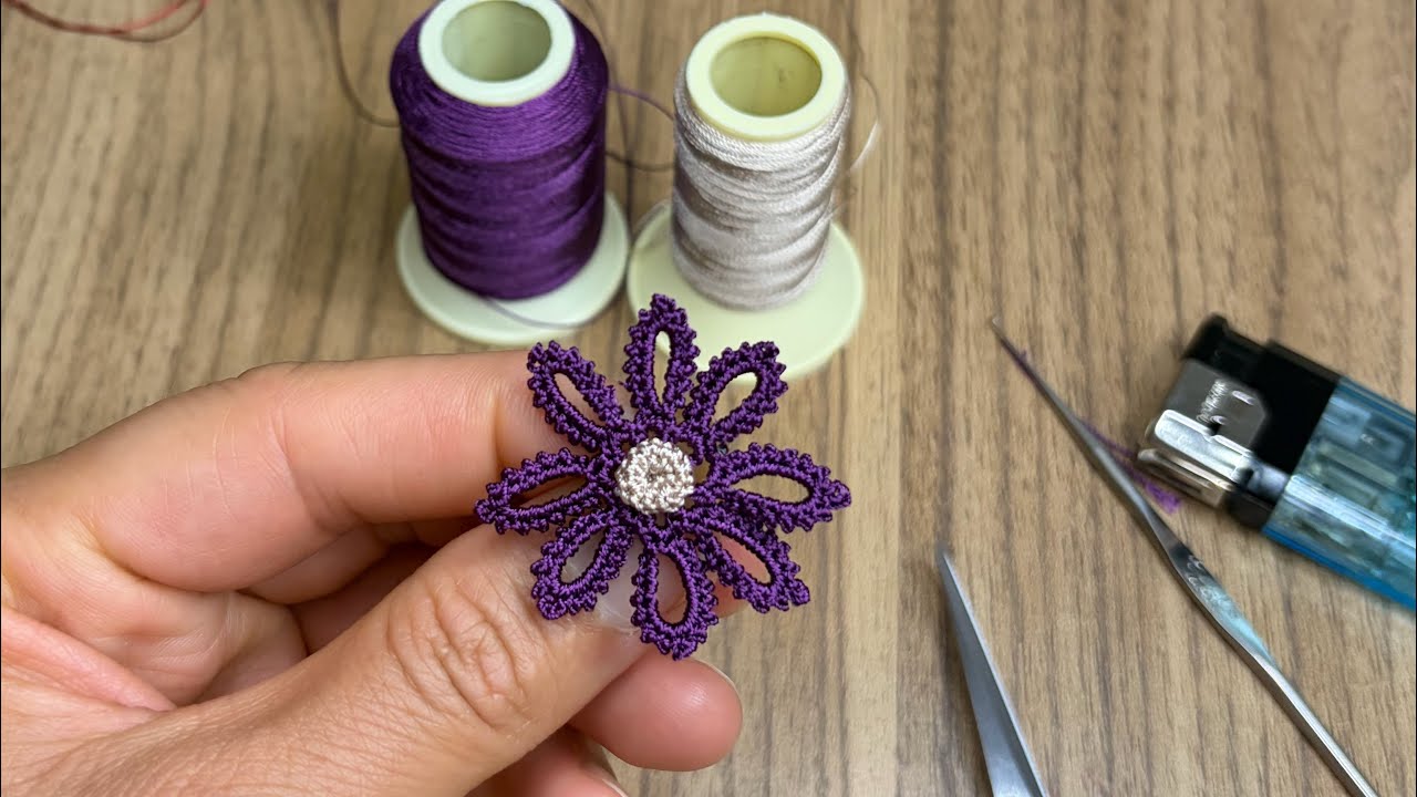 Bu papatya  modelini herkes &ccedil;ok benecek🧶#keşfet #diy #like #reels #reels #keşfetteyiz
