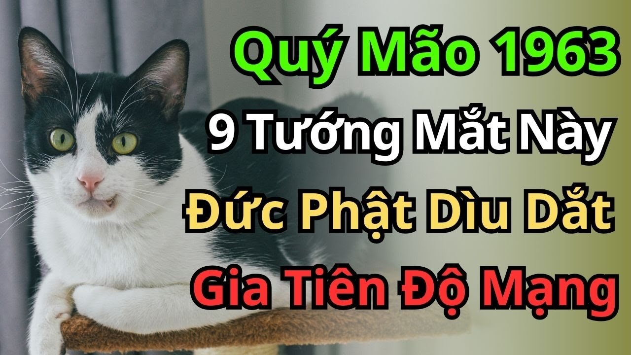 Bí Ẩn Tướng Pháp Quý Mão 1963: 9 Đặc Điểm Mắt Chứng Tỏ Bạn Đang Được Bề Trên Âm Thầm Dìu Dắt
