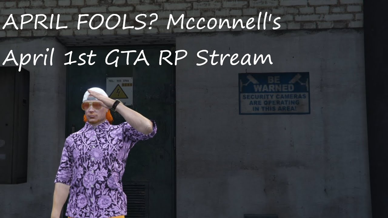 April Fools? Mcconnell attempts to log into GTA RP servers