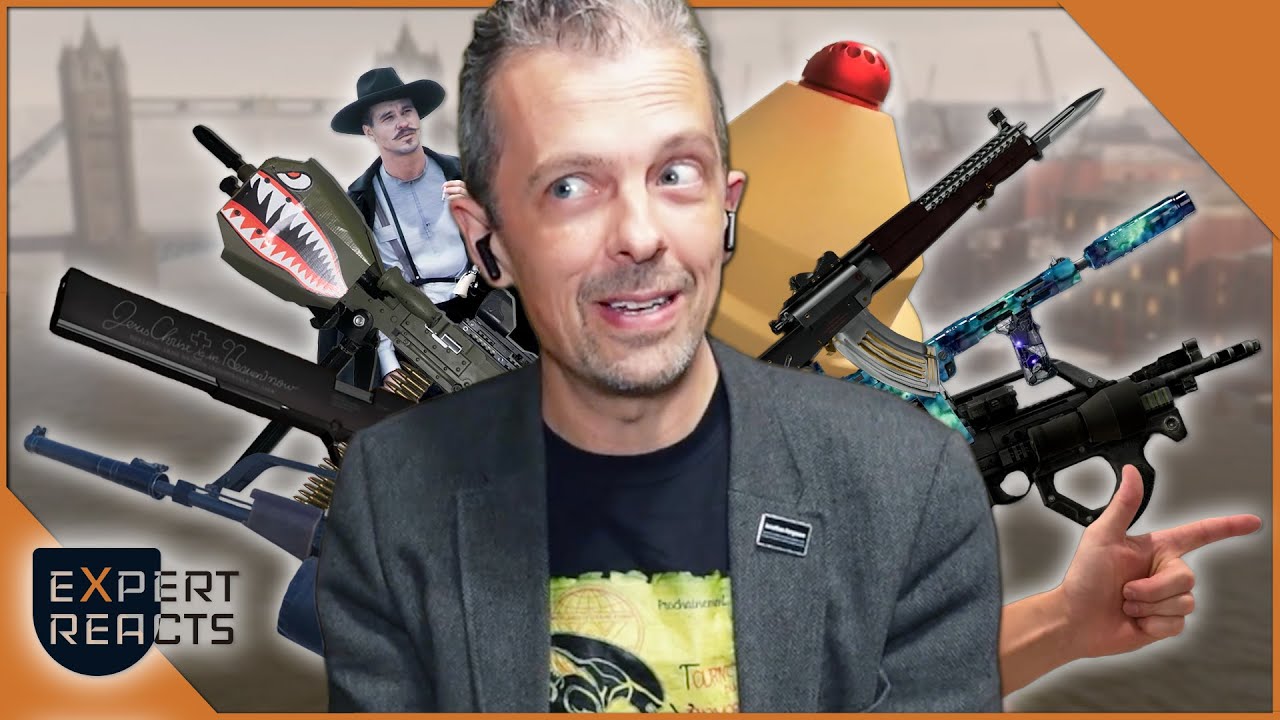 Firearms Expert Reacts to Warframe, Hellsing, MGS4 & more - Community Mixtape #1 | EXP