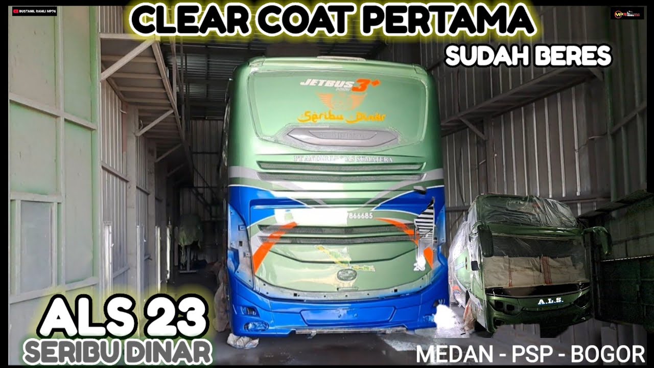ALS 23 SERIBU DINAR SUDAH DI CLEAR COAT PERTAMA DI DALAM RUANGAN SPRAYBOOTH...!!!