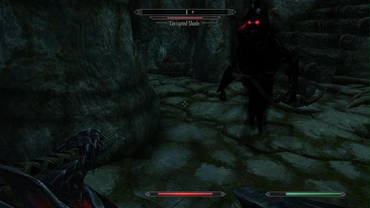 Skyrim Going through Meridia's Dungeon