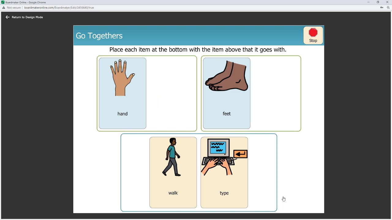 Transition from Boardmaker Online: Add Actions to a Button