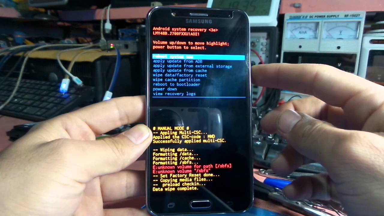 SAMSUNG J700F Galaxy J7  How to Hard Reset