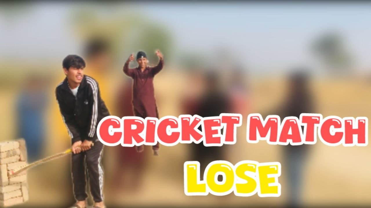 Cricket Match ma lose ho gya   every Sunday plays a cricket