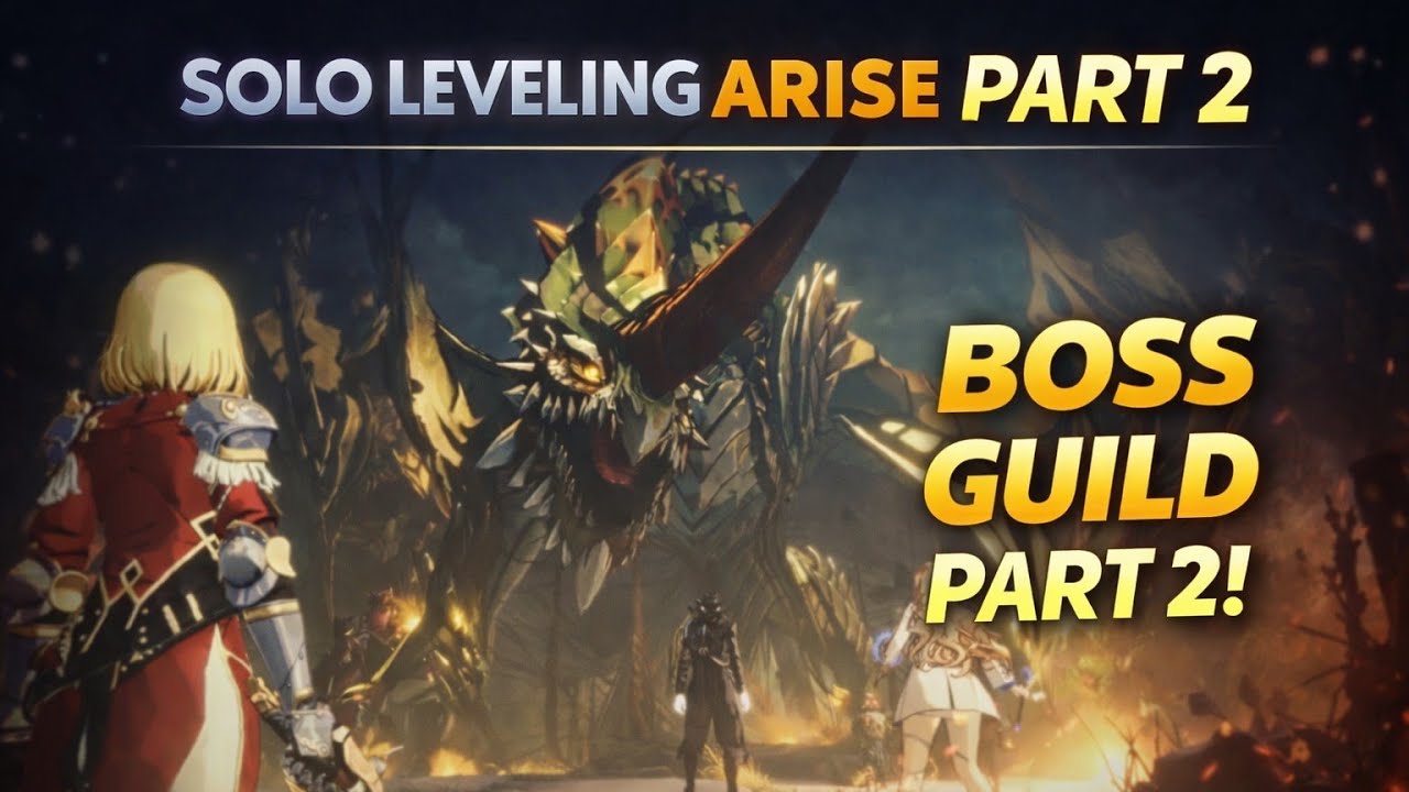 BOSS GUILD PART 2!  Penguasa Gurun Fachtna | Solo Leveling ARISE